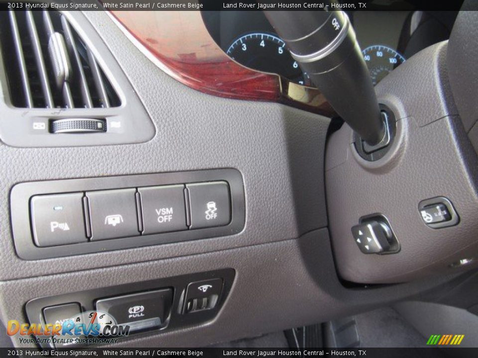 2013 Hyundai Equus Signature White Satin Pearl / Cashmere Beige Photo #29