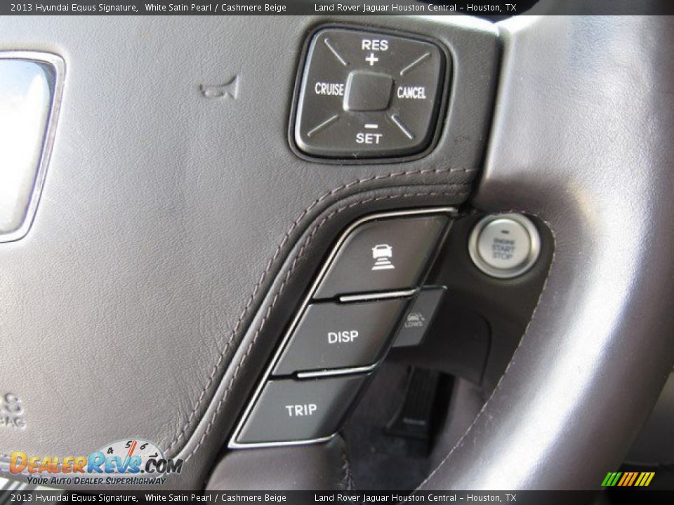 2013 Hyundai Equus Signature White Satin Pearl / Cashmere Beige Photo #31