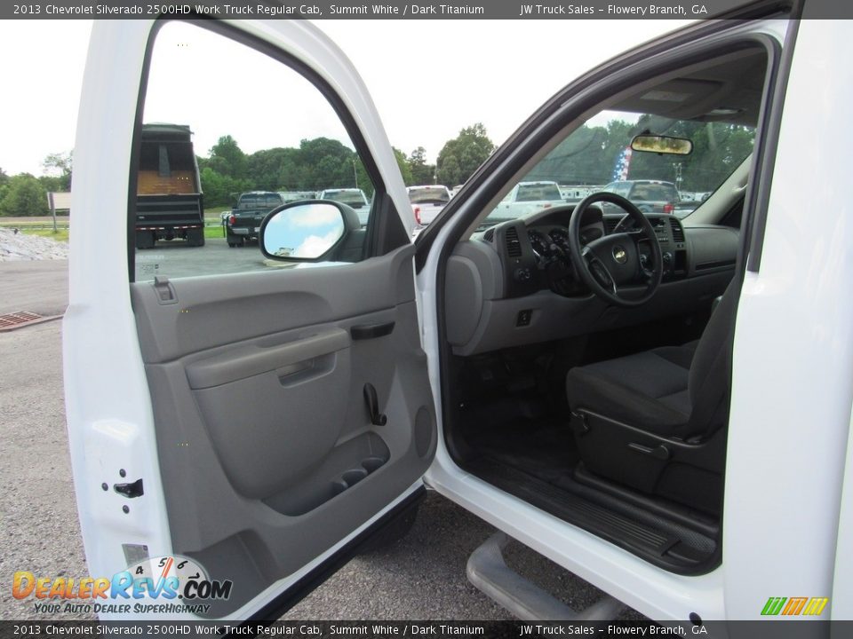 2013 Chevrolet Silverado 2500HD Work Truck Regular Cab Summit White / Dark Titanium Photo #12