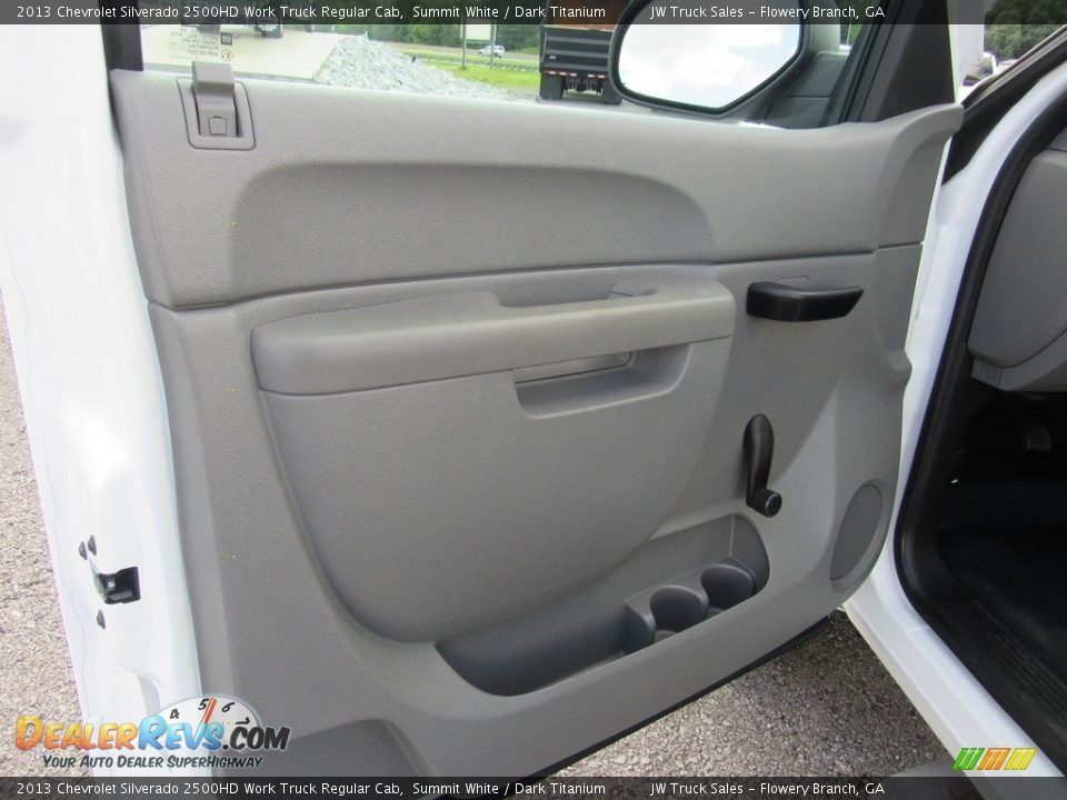 2013 Chevrolet Silverado 2500HD Work Truck Regular Cab Summit White / Dark Titanium Photo #13