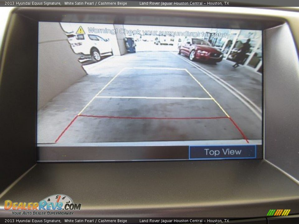 2013 Hyundai Equus Signature White Satin Pearl / Cashmere Beige Photo #35