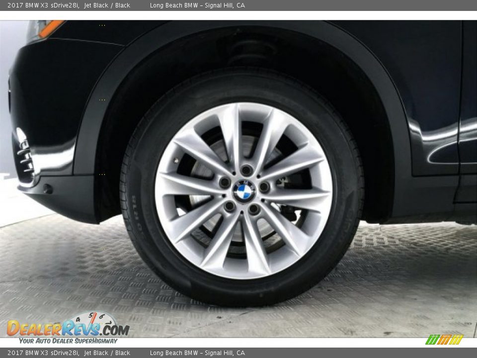 2017 BMW X3 sDrive28i Jet Black / Black Photo #8