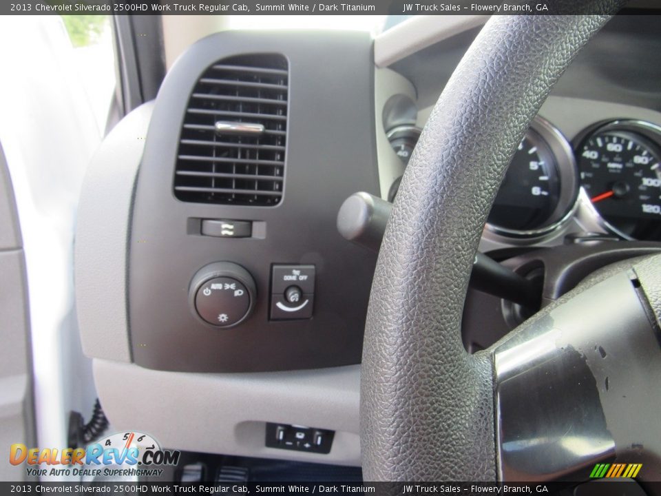 2013 Chevrolet Silverado 2500HD Work Truck Regular Cab Summit White / Dark Titanium Photo #20