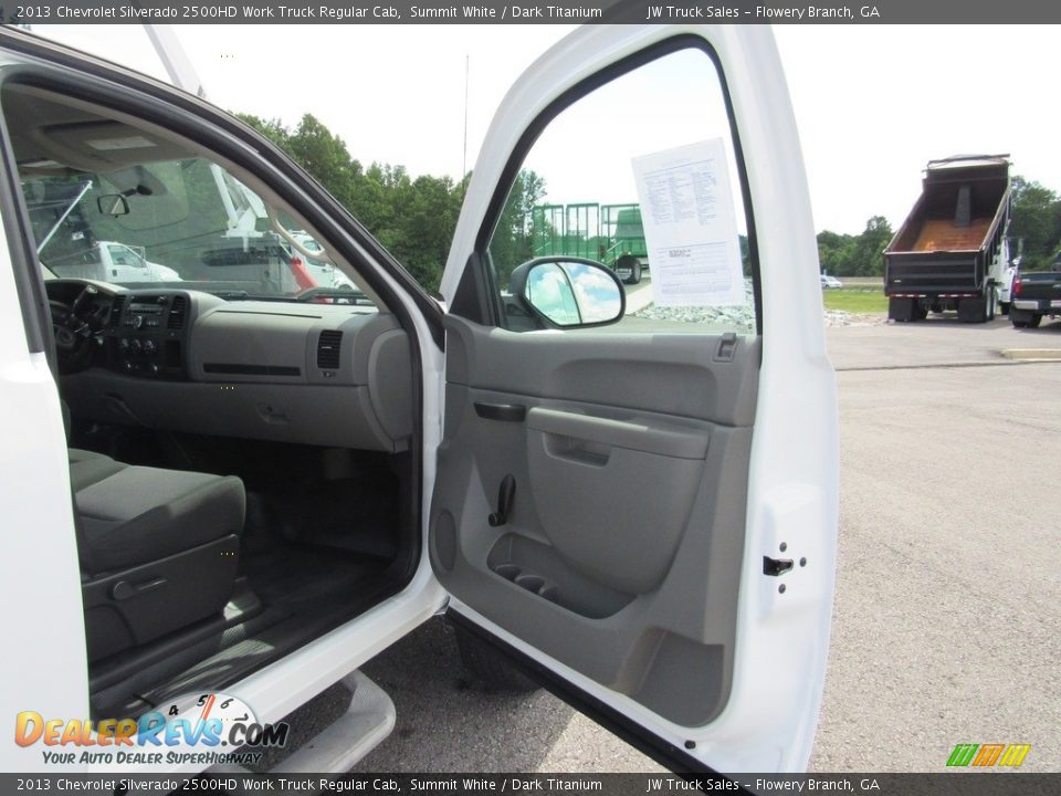 2013 Chevrolet Silverado 2500HD Work Truck Regular Cab Summit White / Dark Titanium Photo #28