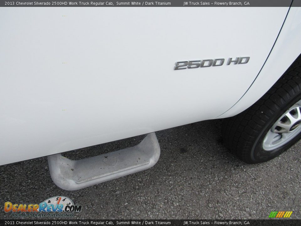 2013 Chevrolet Silverado 2500HD Work Truck Regular Cab Summit White / Dark Titanium Photo #30