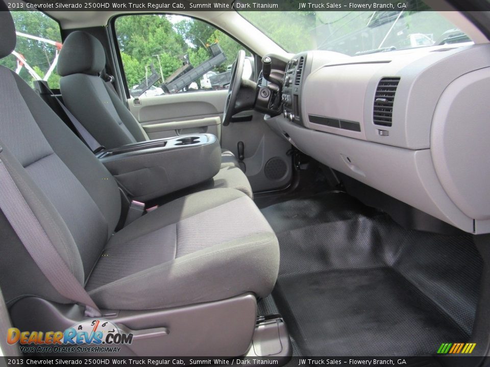 2013 Chevrolet Silverado 2500HD Work Truck Regular Cab Summit White / Dark Titanium Photo #32