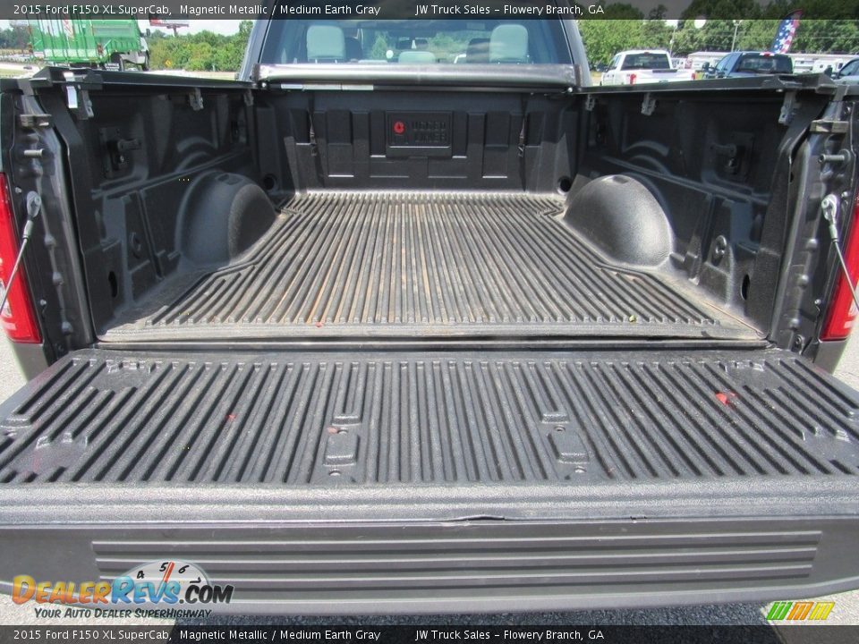 2015 Ford F150 XL SuperCab Magnetic Metallic / Medium Earth Gray Photo #11