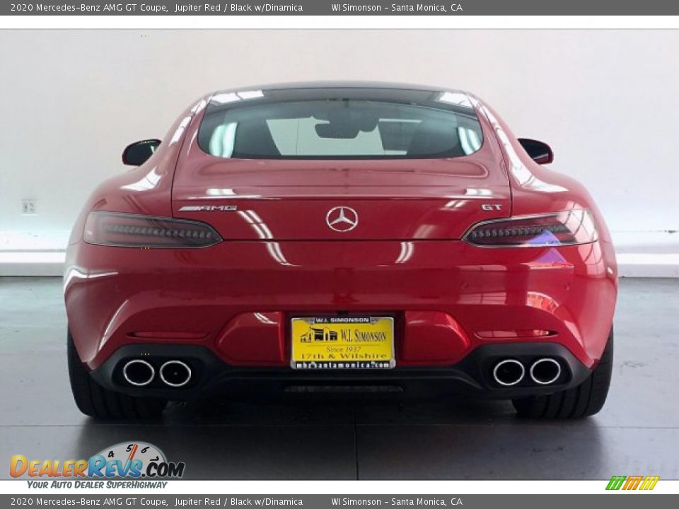 2020 Mercedes-Benz AMG GT Coupe Jupiter Red / Black w/Dinamica Photo #3