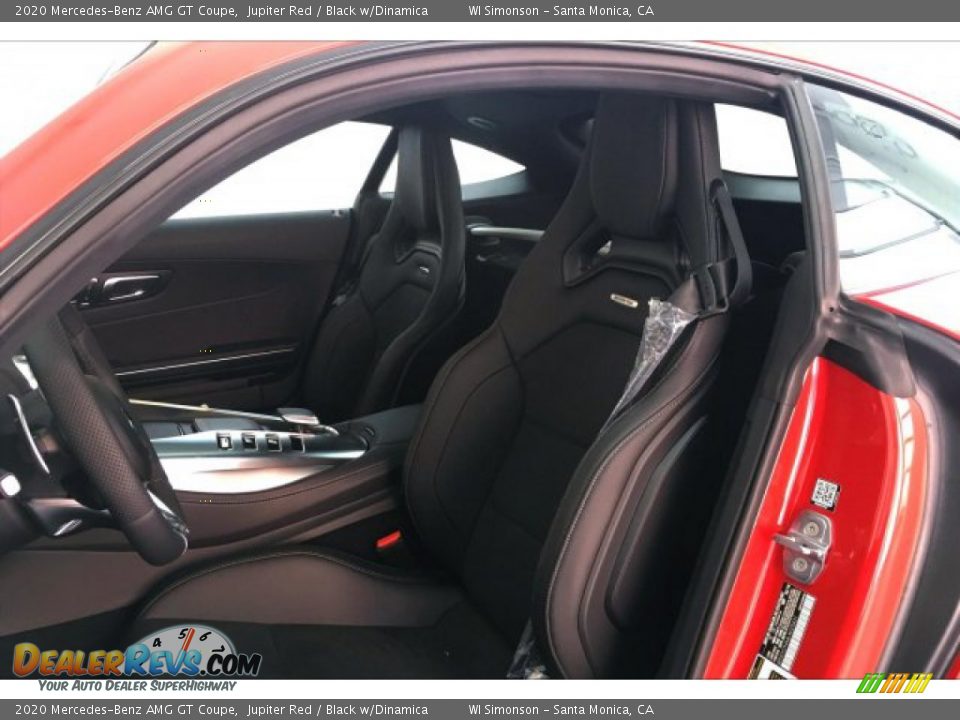 2020 Mercedes-Benz AMG GT Coupe Jupiter Red / Black w/Dinamica Photo #13