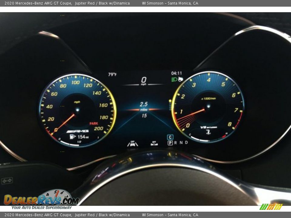 2020 Mercedes-Benz AMG GT Coupe Gauges Photo #18