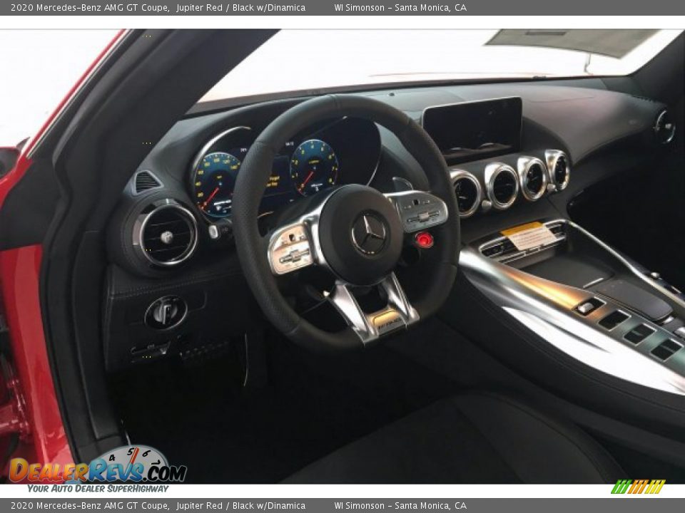 2020 Mercedes-Benz AMG GT Coupe Jupiter Red / Black w/Dinamica Photo #20