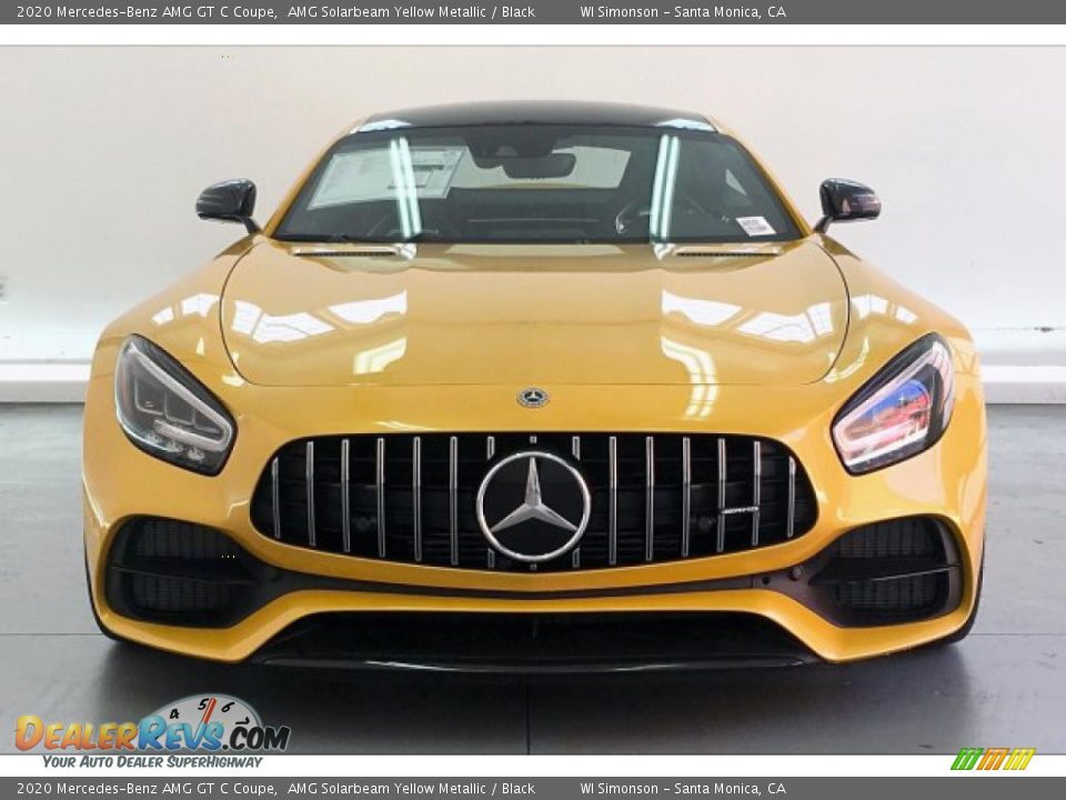 AMG Solarbeam Yellow Metallic 2020 Mercedes-Benz AMG GT C Coupe Photo #2