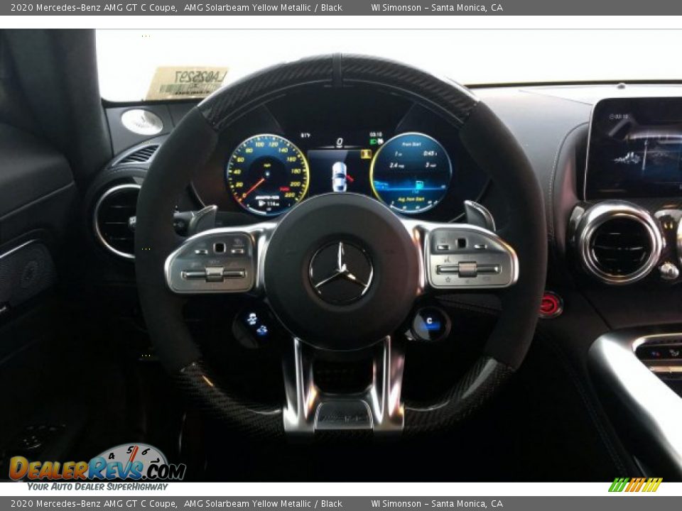 2020 Mercedes-Benz AMG GT C Coupe Steering Wheel Photo #4