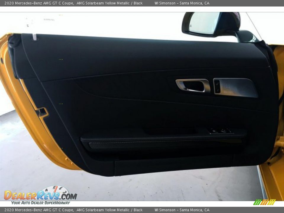 2020 Mercedes-Benz AMG GT C Coupe AMG Solarbeam Yellow Metallic / Black Photo #23
