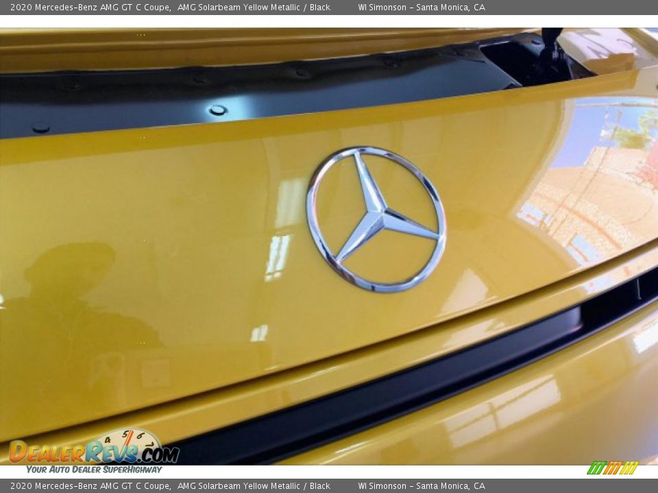 2020 Mercedes-Benz AMG GT C Coupe AMG Solarbeam Yellow Metallic / Black Photo #25