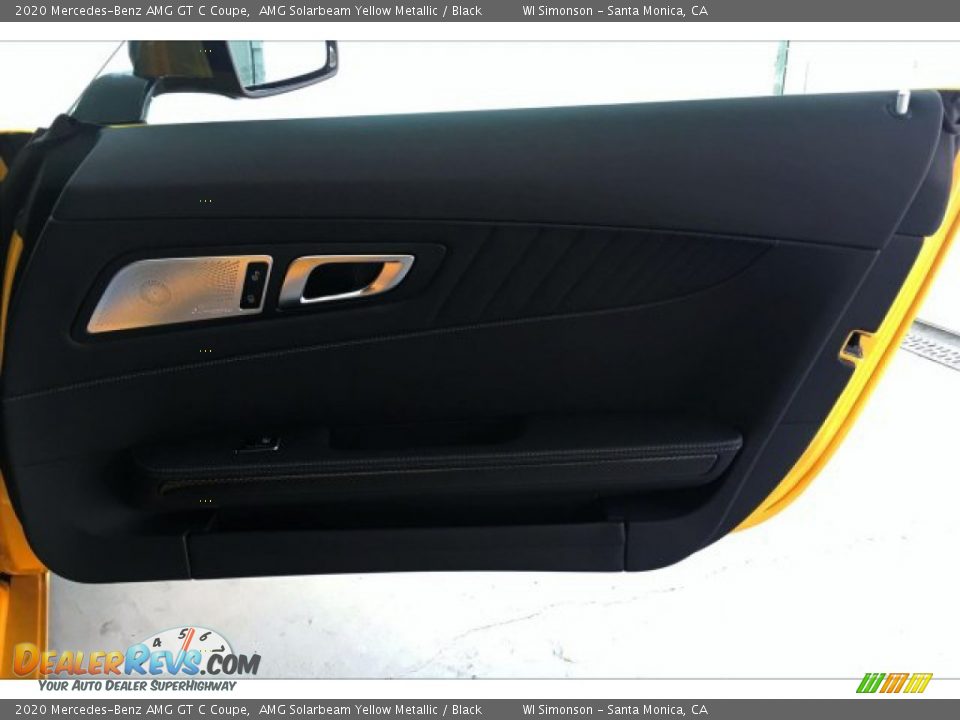 2020 Mercedes-Benz AMG GT C Coupe AMG Solarbeam Yellow Metallic / Black Photo #28