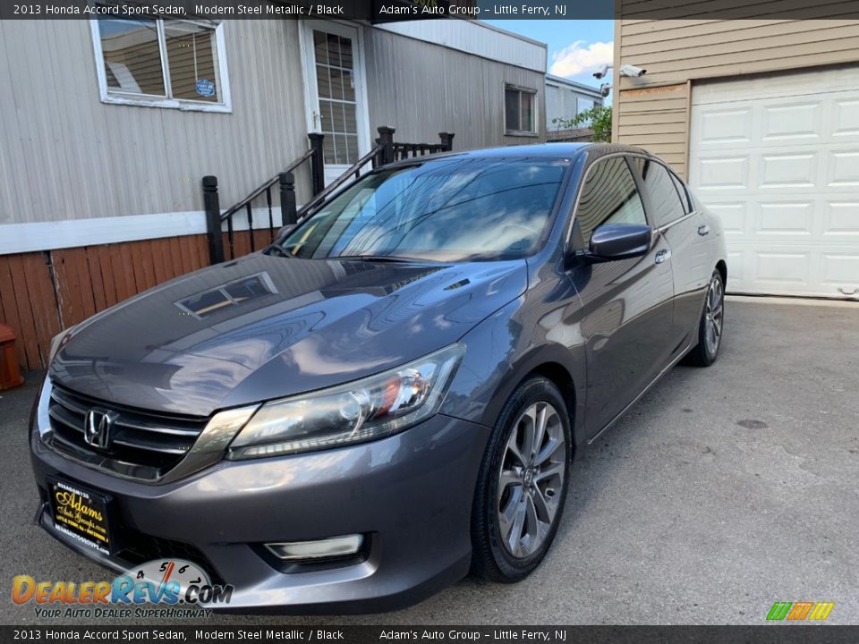 2013 Honda Accord Sport Sedan Modern Steel Metallic / Black Photo #1