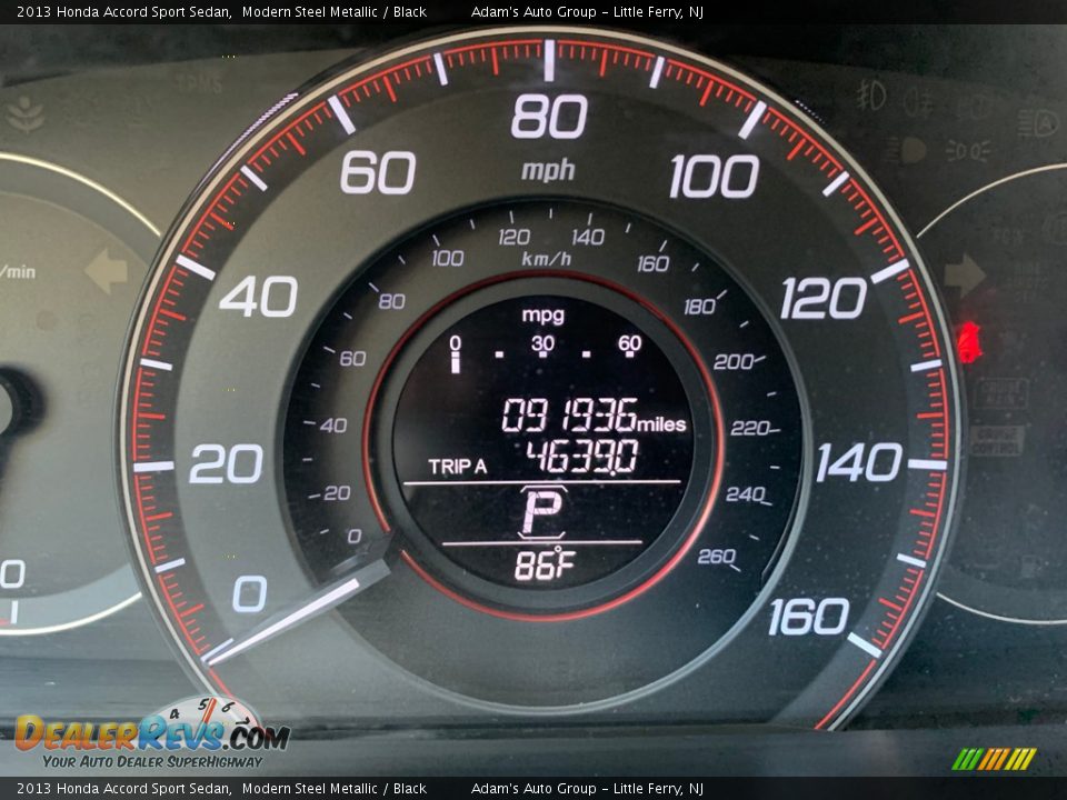 2013 Honda Accord Sport Sedan Modern Steel Metallic / Black Photo #10