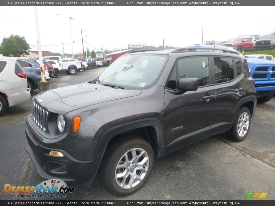 2018 Jeep Renegade Latitude 4x4 Granite Crystal Metallic / Black Photo #1