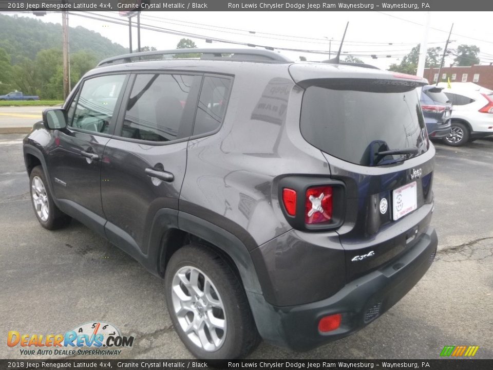 2018 Jeep Renegade Latitude 4x4 Granite Crystal Metallic / Black Photo #4