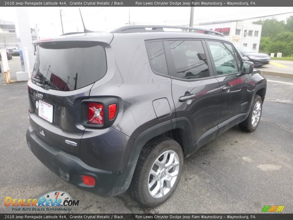2018 Jeep Renegade Latitude 4x4 Granite Crystal Metallic / Black Photo #5