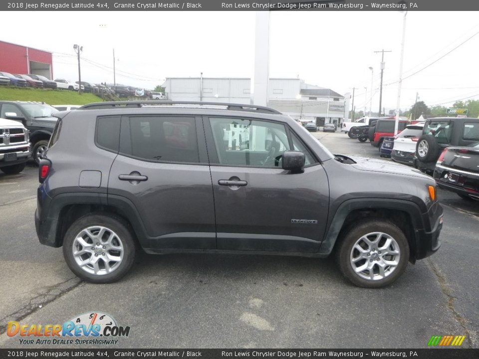 2018 Jeep Renegade Latitude 4x4 Granite Crystal Metallic / Black Photo #6
