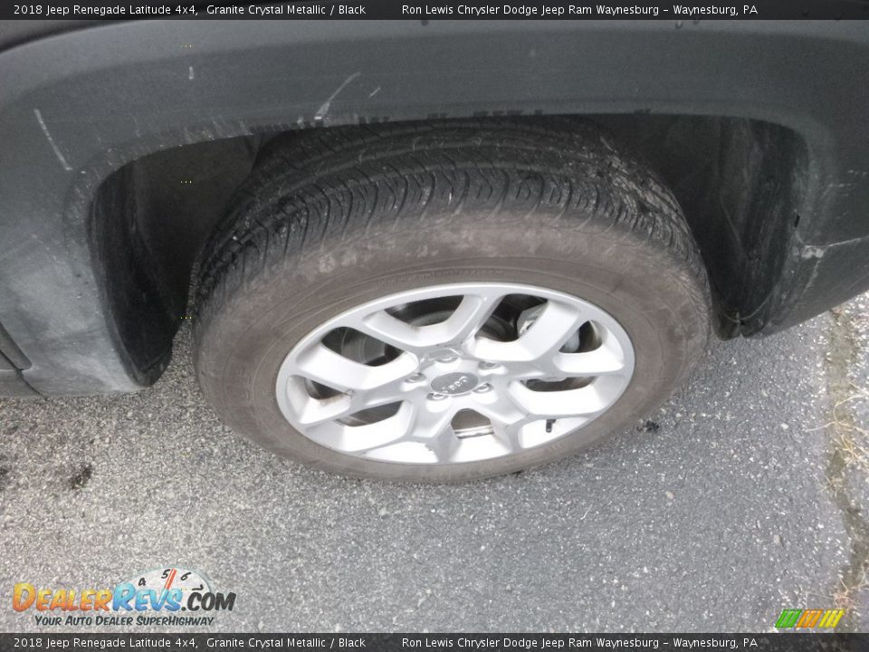 2018 Jeep Renegade Latitude 4x4 Granite Crystal Metallic / Black Photo #9