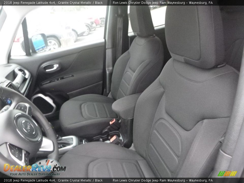 2018 Jeep Renegade Latitude 4x4 Granite Crystal Metallic / Black Photo #13