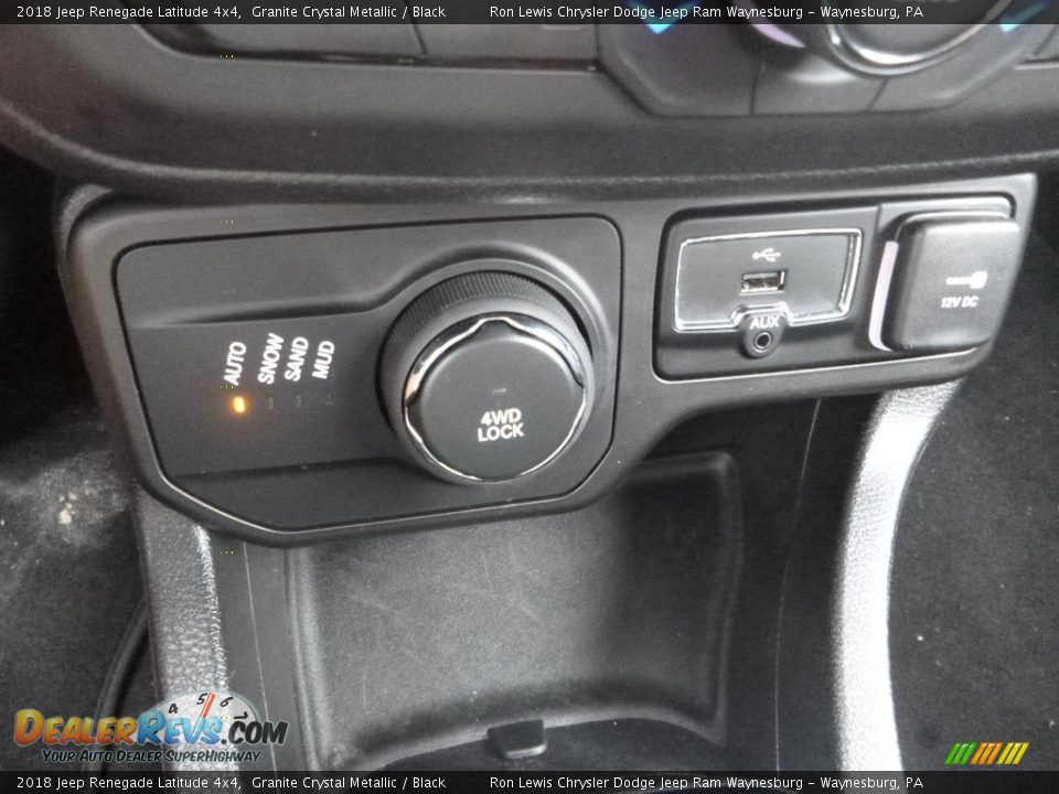 2018 Jeep Renegade Latitude 4x4 Granite Crystal Metallic / Black Photo #20