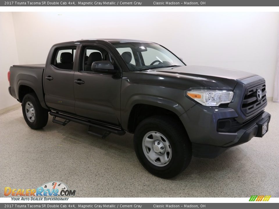 2017 Toyota Tacoma SR Double Cab 4x4 Magnetic Gray Metallic / Cement Gray Photo #1
