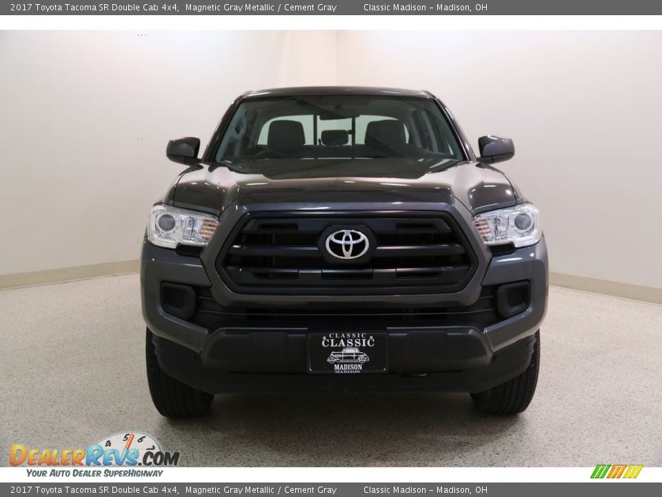 2017 Toyota Tacoma SR Double Cab 4x4 Magnetic Gray Metallic / Cement Gray Photo #2