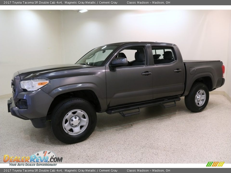 2017 Toyota Tacoma SR Double Cab 4x4 Magnetic Gray Metallic / Cement Gray Photo #3