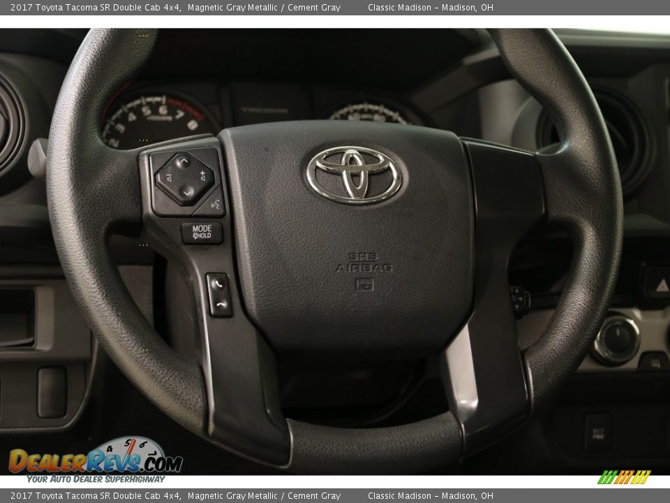 2017 Toyota Tacoma SR Double Cab 4x4 Magnetic Gray Metallic / Cement Gray Photo #7