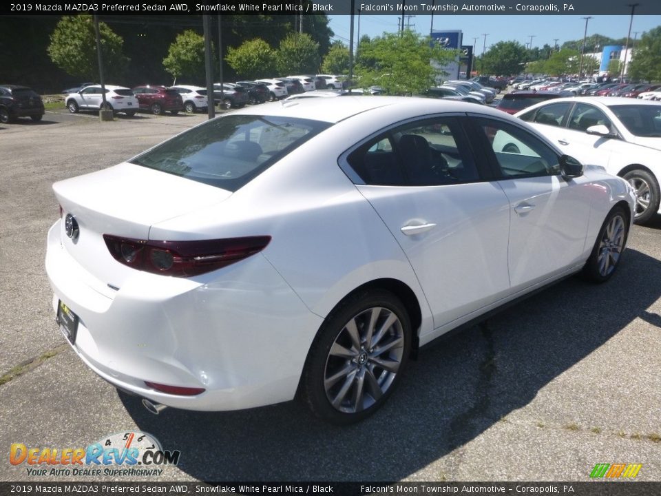 2019 Mazda MAZDA3 Preferred Sedan AWD Snowflake White Pearl Mica / Black Photo #2