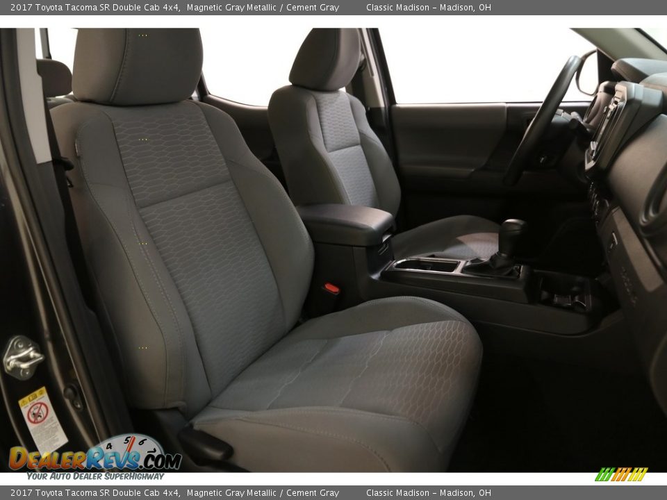 2017 Toyota Tacoma SR Double Cab 4x4 Magnetic Gray Metallic / Cement Gray Photo #14