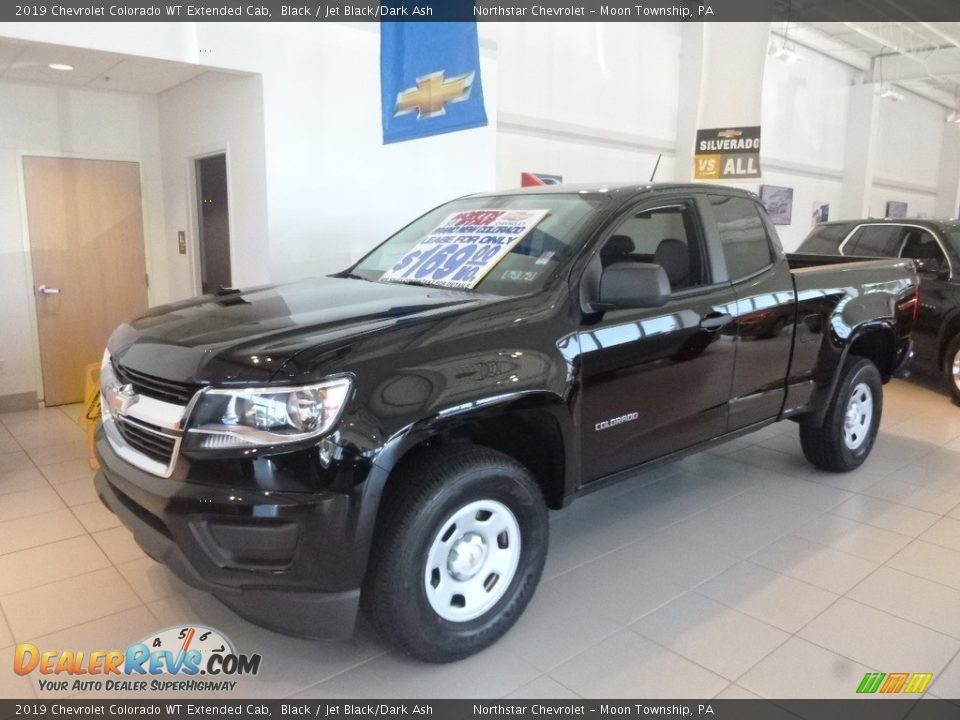 2019 Chevrolet Colorado WT Extended Cab Black / Jet Black/Dark Ash Photo #1