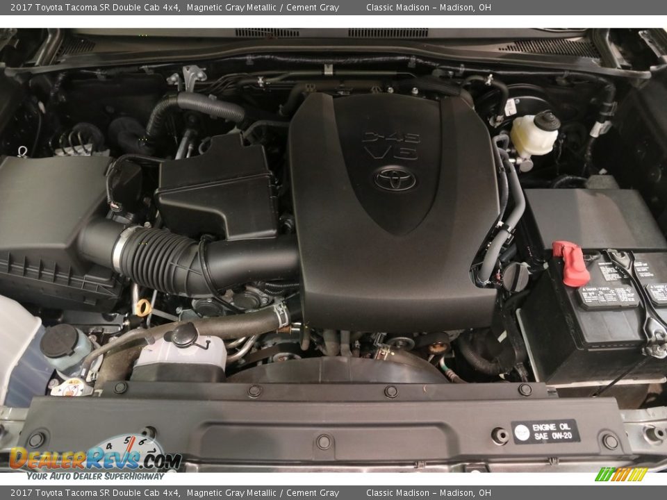 2017 Toyota Tacoma SR Double Cab 4x4 Magnetic Gray Metallic / Cement Gray Photo #18