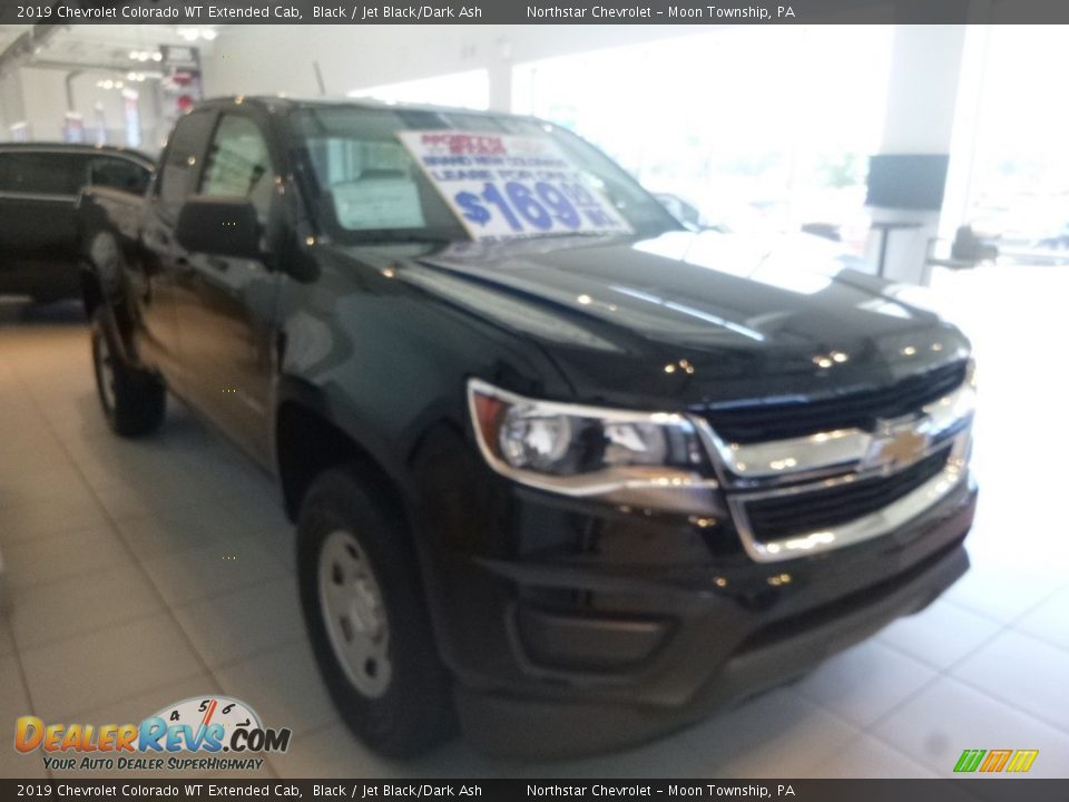 2019 Chevrolet Colorado WT Extended Cab Black / Jet Black/Dark Ash Photo #9