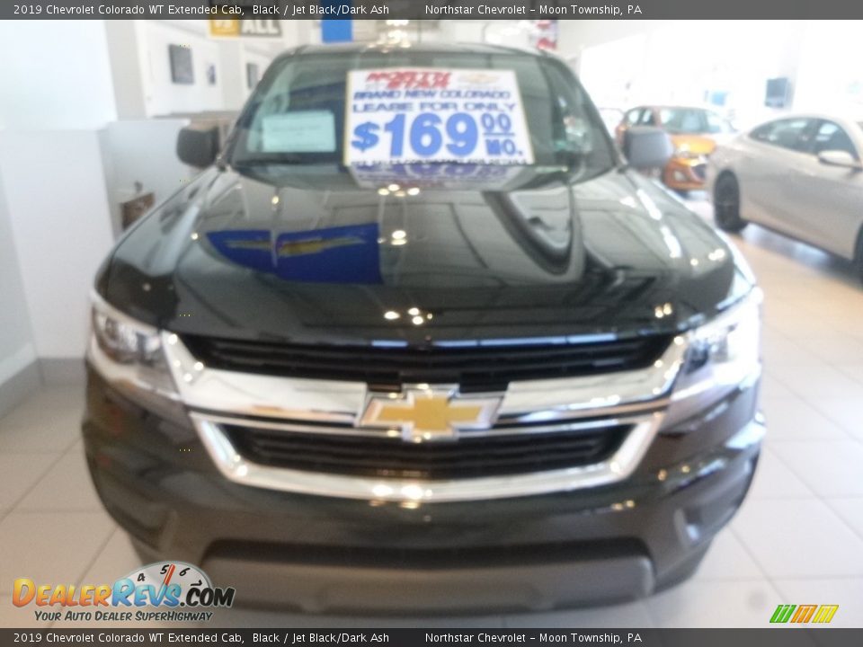 2019 Chevrolet Colorado WT Extended Cab Black / Jet Black/Dark Ash Photo #10