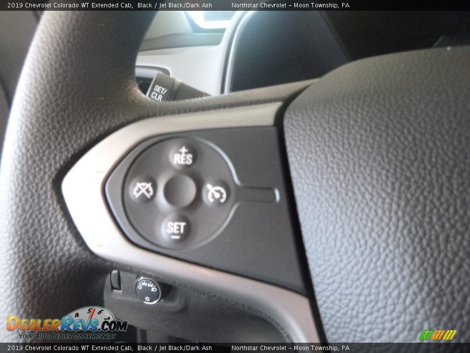 2019 Chevrolet Colorado WT Extended Cab Black / Jet Black/Dark Ash Photo #15