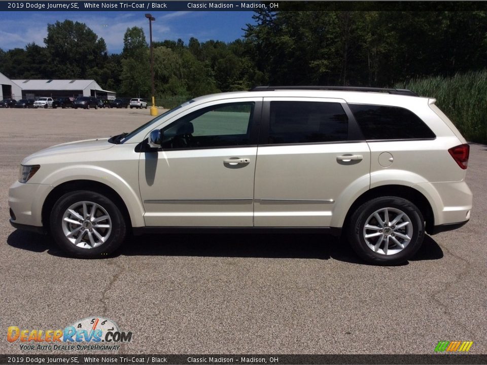2019 Dodge Journey SE White Noise Tri-Coat / Black Photo #4