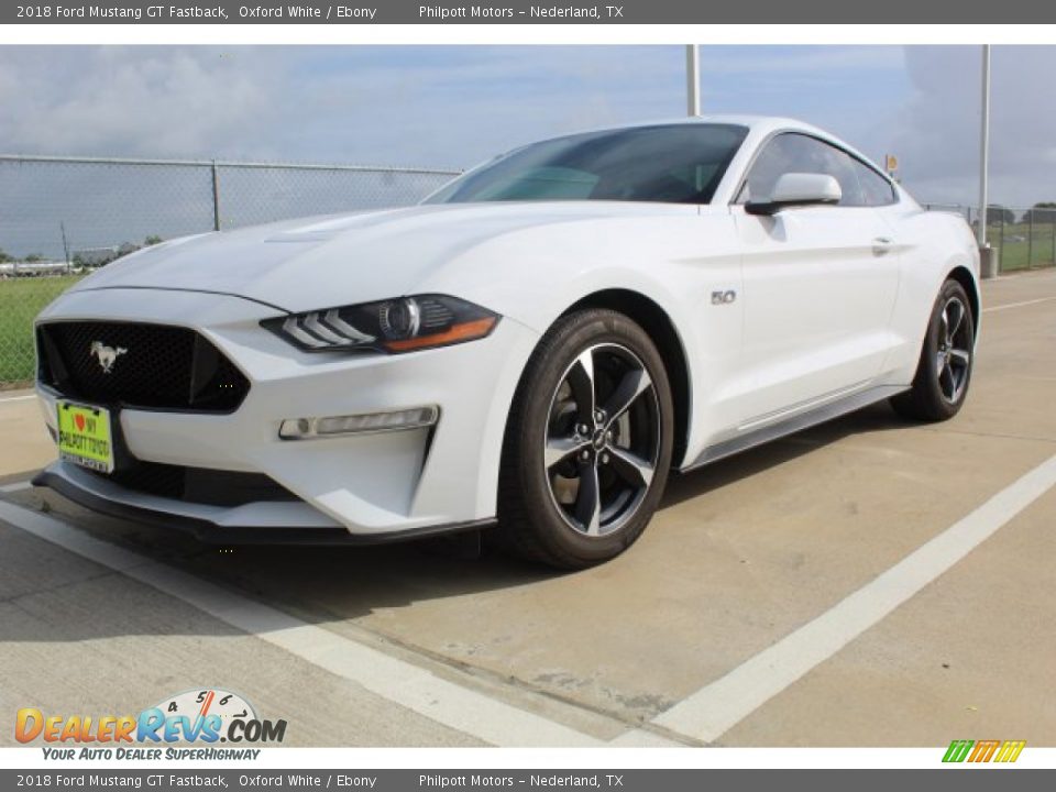 2018 Ford Mustang GT Fastback Oxford White / Ebony Photo #4