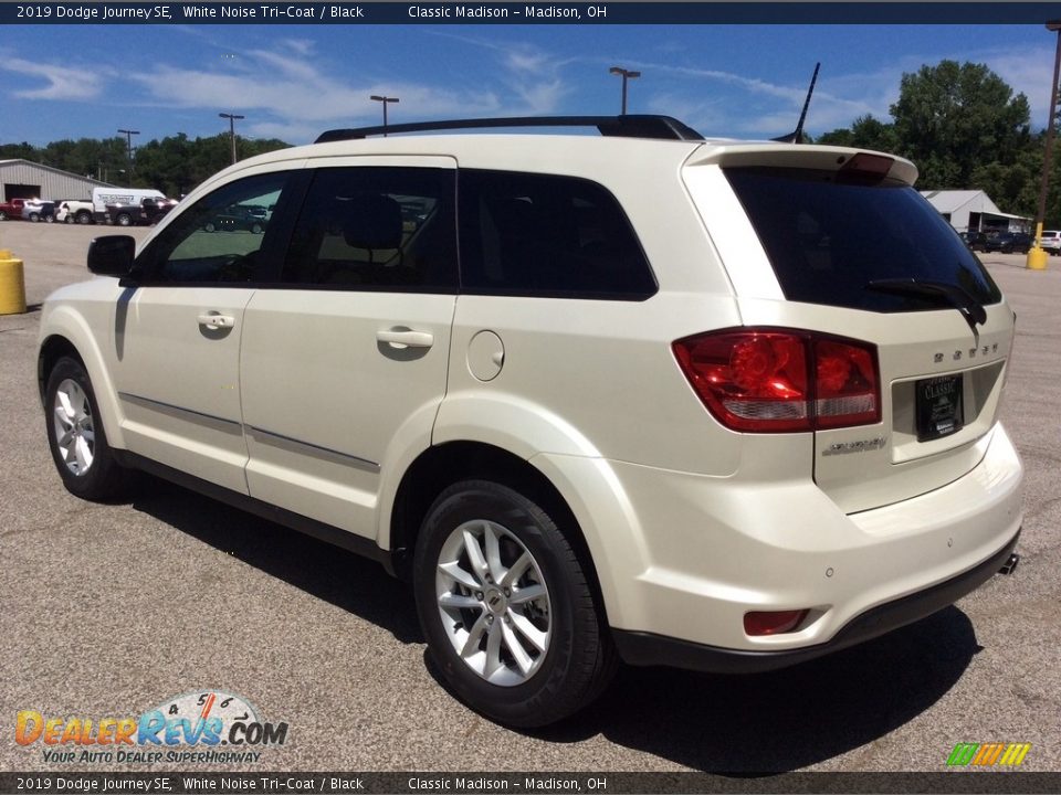 2019 Dodge Journey SE White Noise Tri-Coat / Black Photo #5