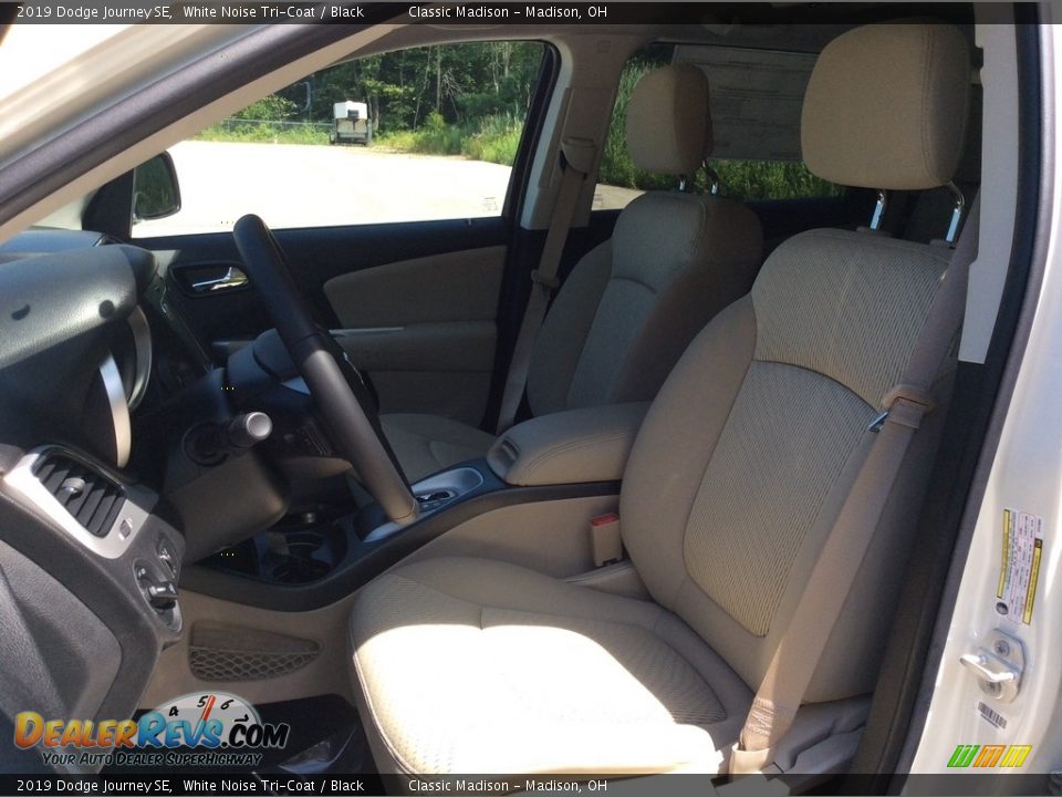 2019 Dodge Journey SE White Noise Tri-Coat / Black Photo #10