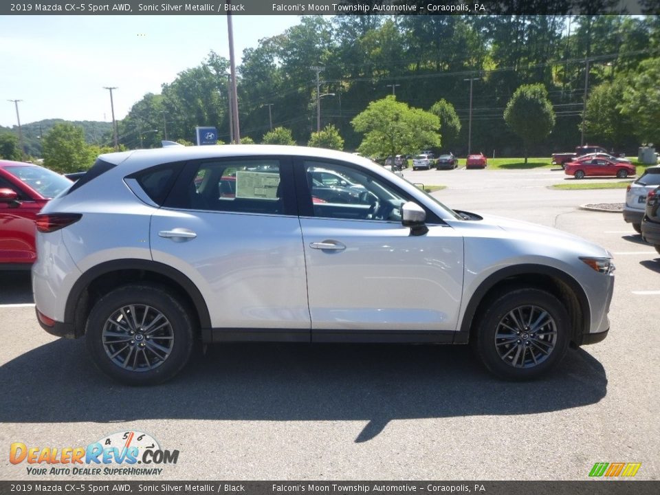 2019 Mazda CX-5 Sport AWD Sonic Silver Metallic / Black Photo #1