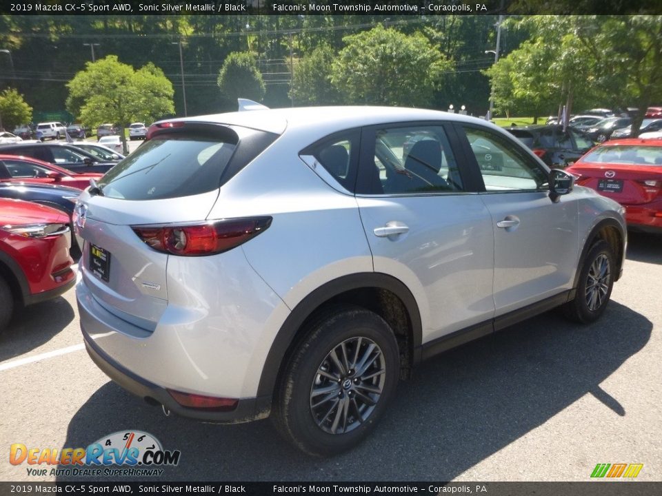 2019 Mazda CX-5 Sport AWD Sonic Silver Metallic / Black Photo #2