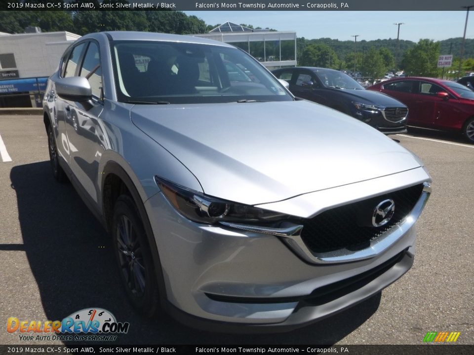 2019 Mazda CX-5 Sport AWD Sonic Silver Metallic / Black Photo #3