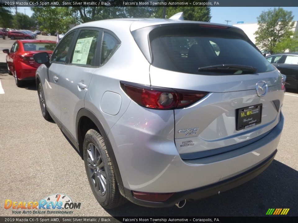 2019 Mazda CX-5 Sport AWD Sonic Silver Metallic / Black Photo #6
