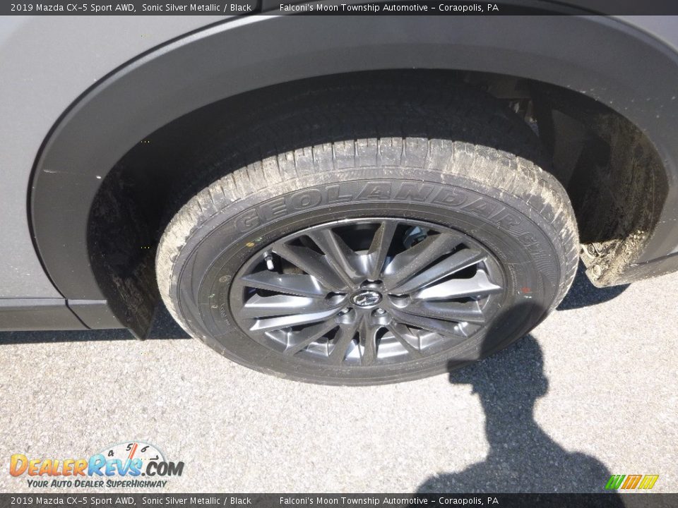 2019 Mazda CX-5 Sport AWD Sonic Silver Metallic / Black Photo #7