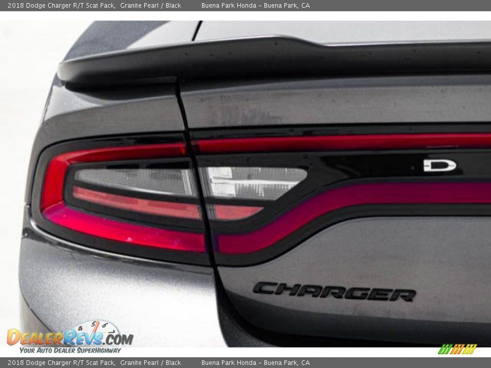 2018 Dodge Charger R/T Scat Pack Granite Pearl / Black Photo #10